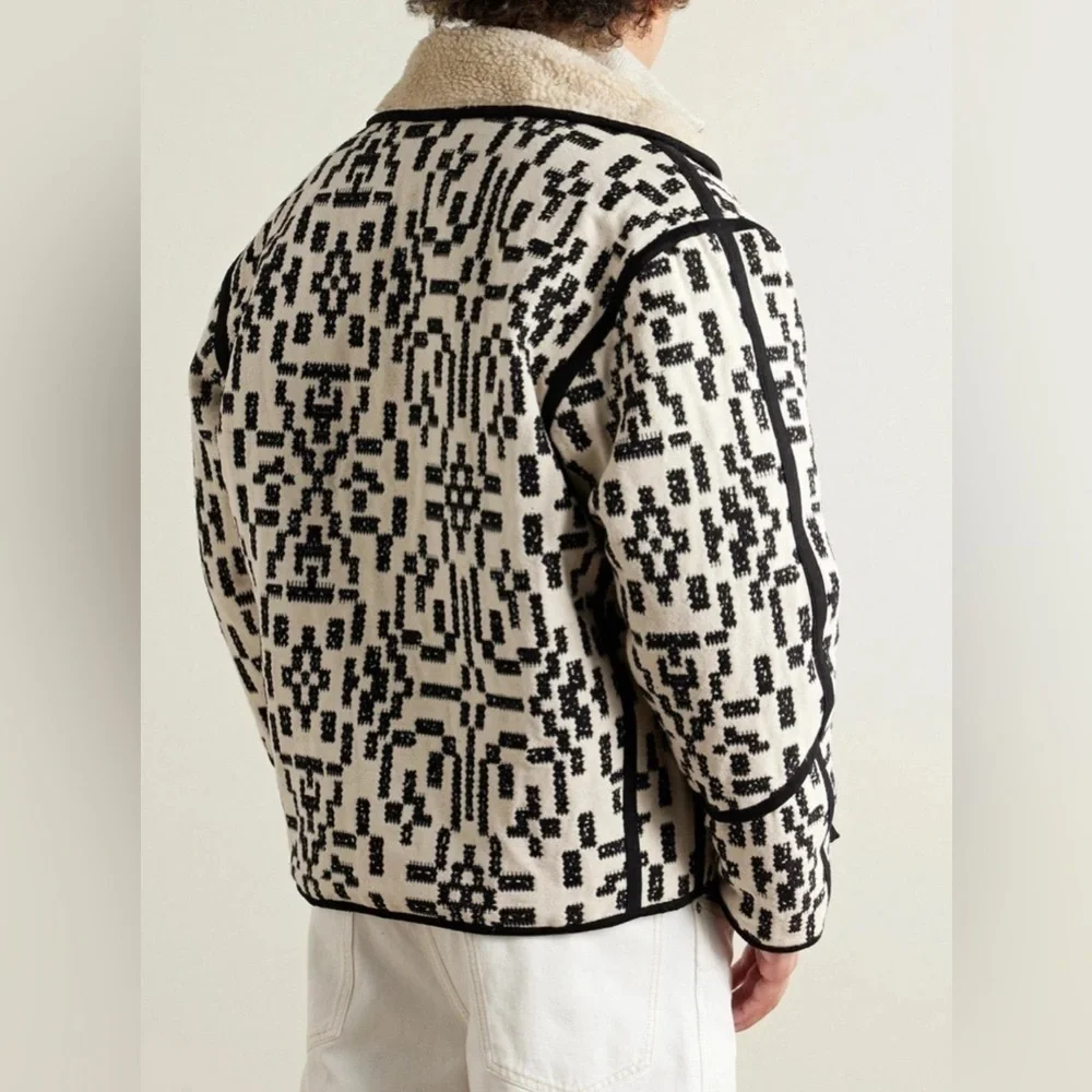 Isabel Marant's 'Nelkis' Western sherpa style jacket NWT